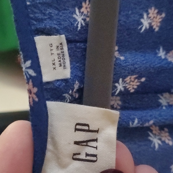 Ladies blue floral dress - Picture 2 of 2